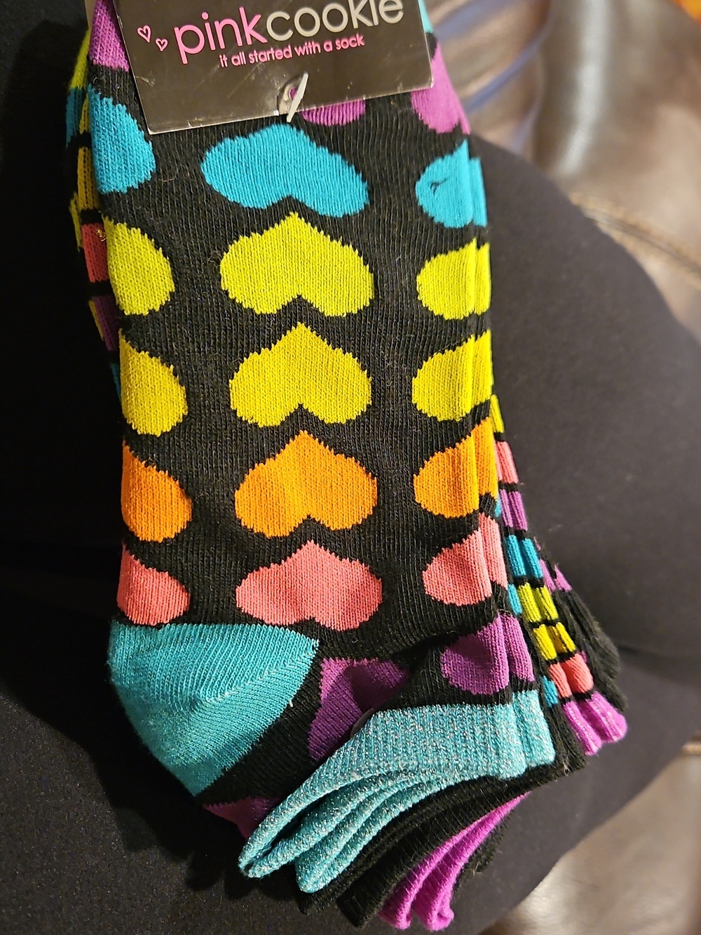 Lot Of 6 NWT Womens/Girls Socks Shoe Size 4-10